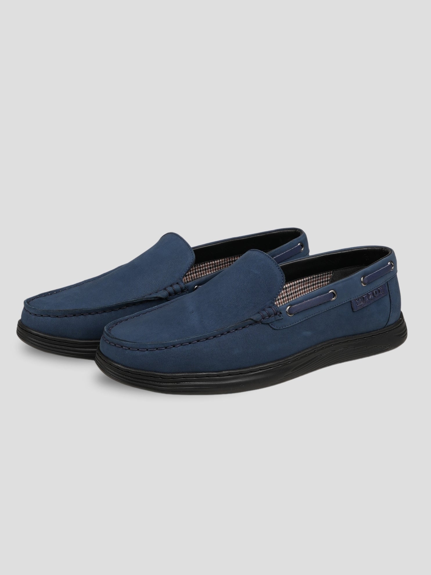 Ezok Men's Leather Slip-On Casual Shoes - Effortless Style & Comfort