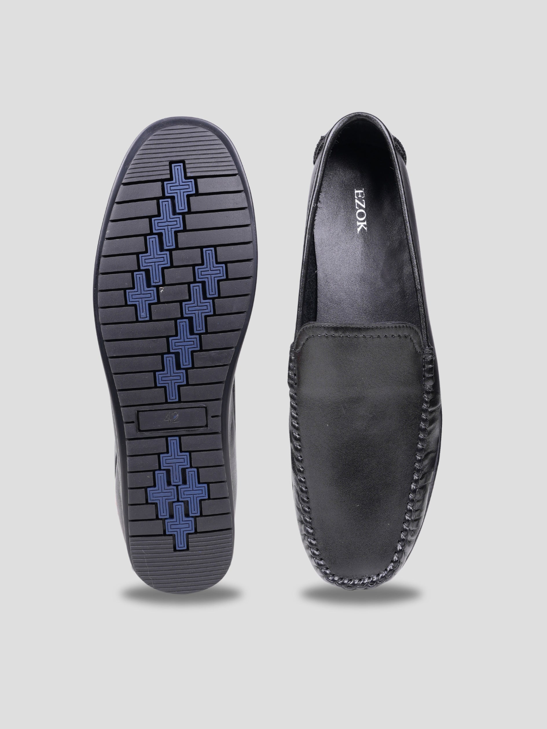 Ezok Leather Casual Shoes For Men