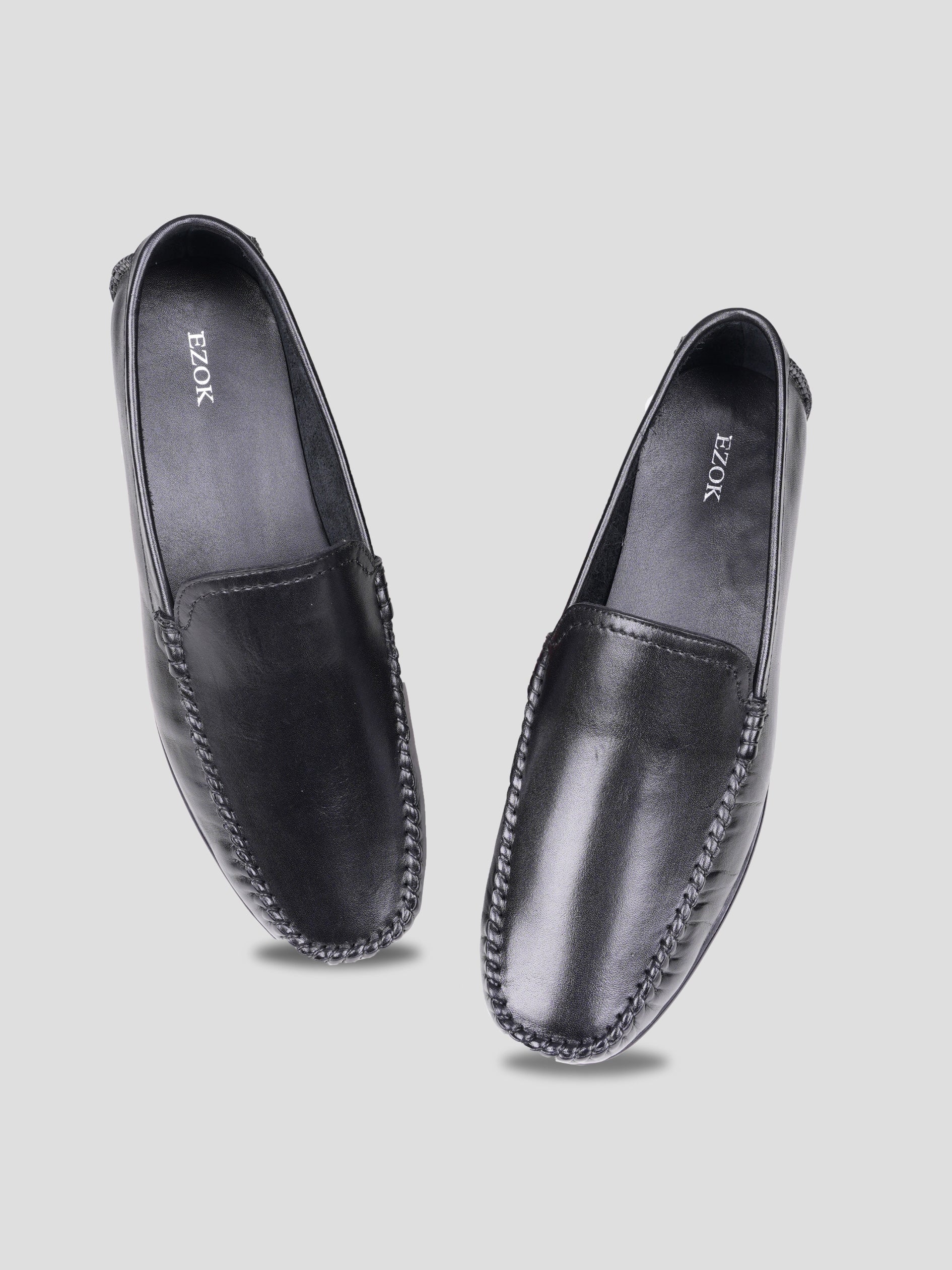 Ezok Leather Casual Shoes For Men