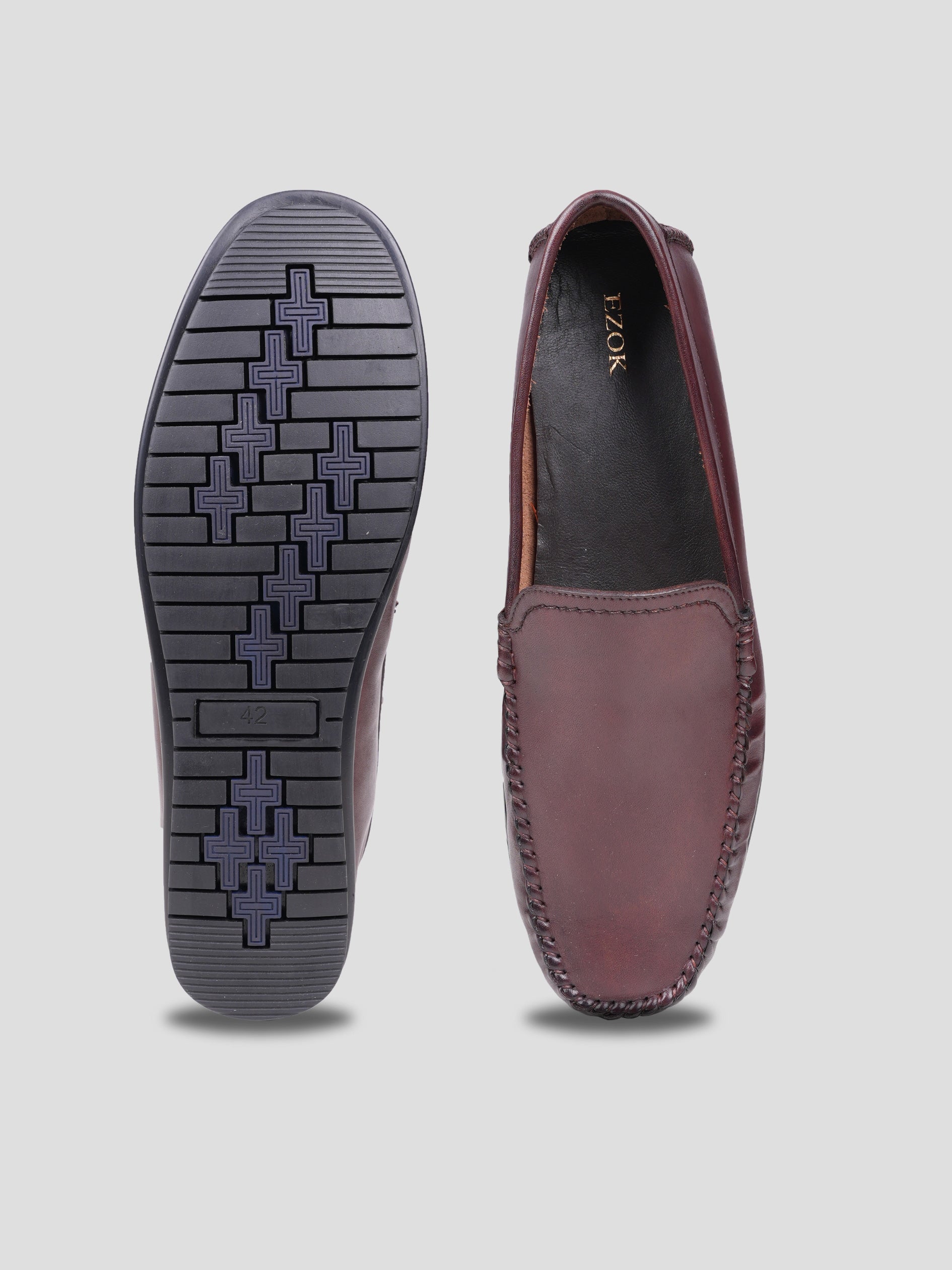 Ezok Leather Casual Shoes For Men