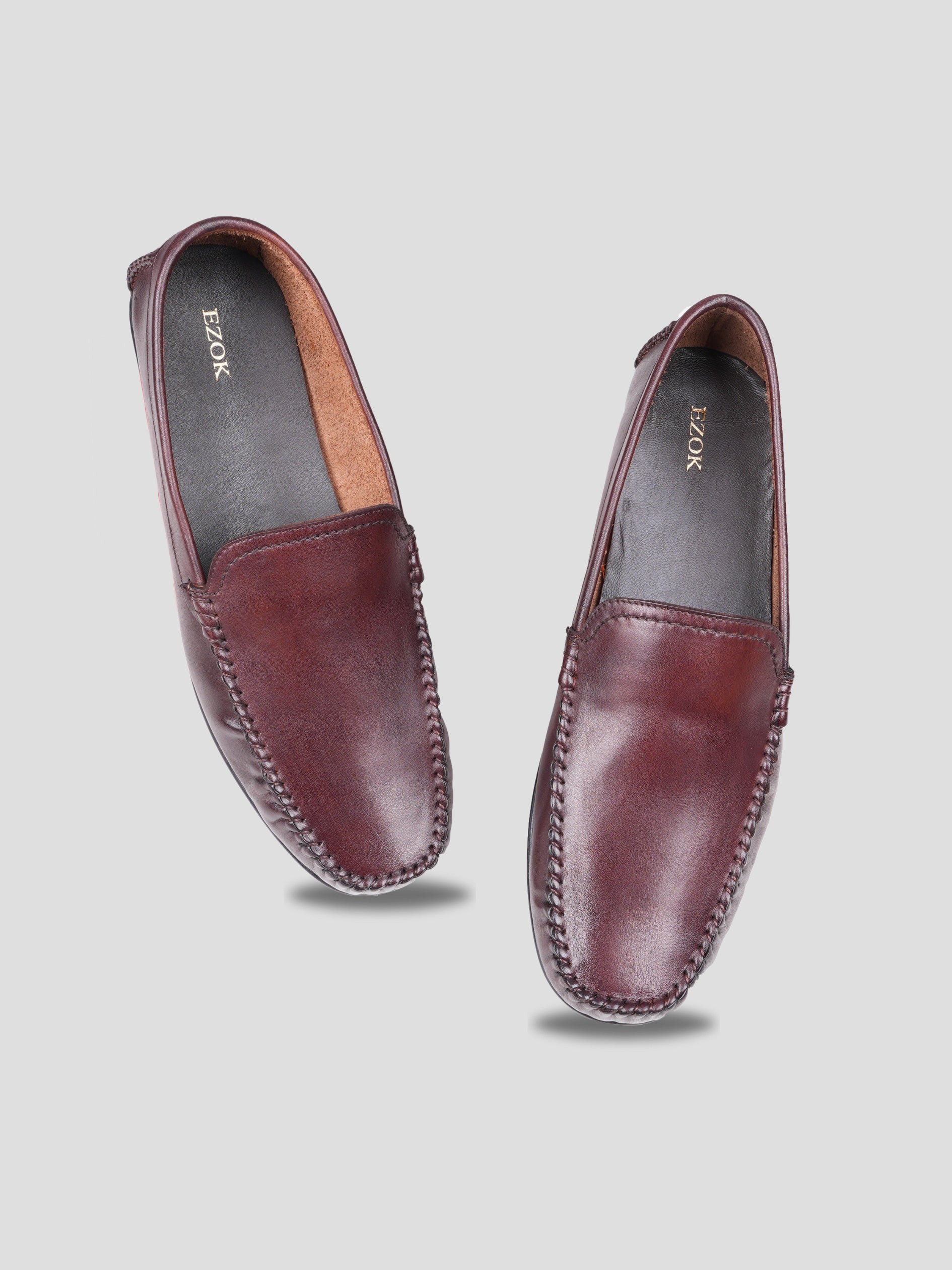 Ezok Leather Casual Shoes For Men