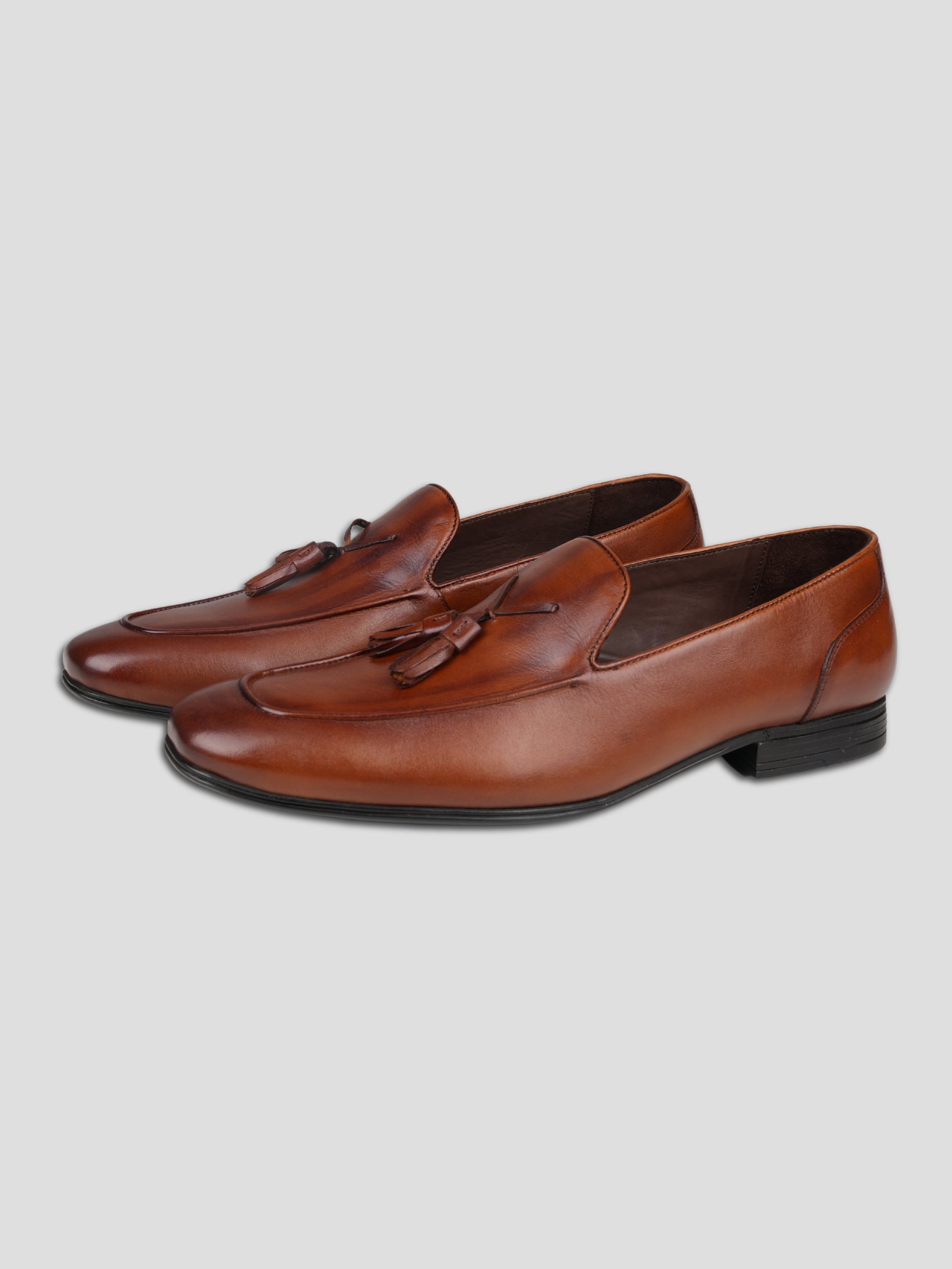 Ezok Men Leather Lace-Up Casual Shoes