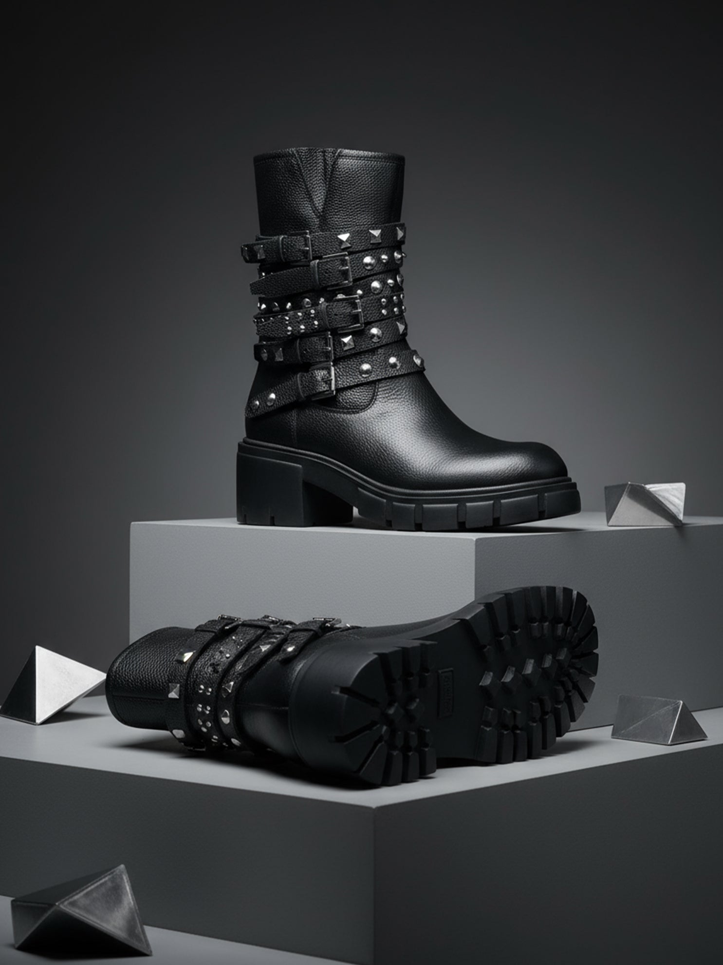 Ezok Women's Casual Leather Boots | Stylish Lace-Up Design with Cushioned Insole | Durable, Comfortable & Trendy for Daily Wear