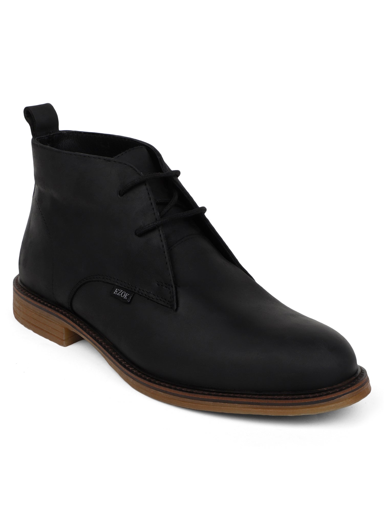Ezok Black Stan Casual Boots Shoes