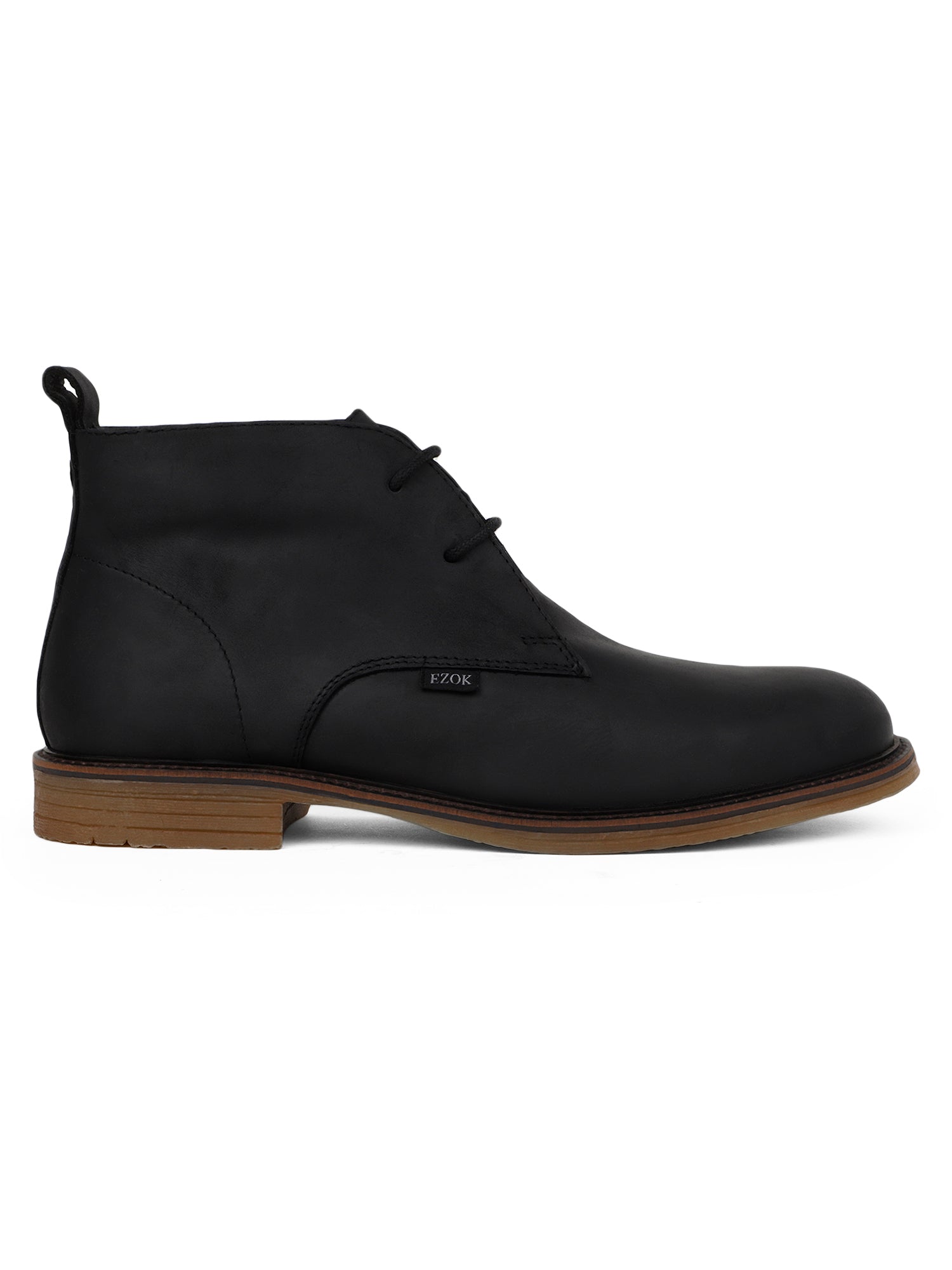 Ezok Black Stan Casual Boots Shoes