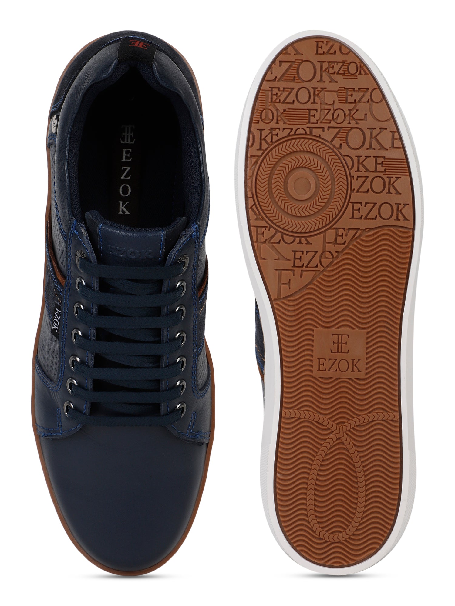 Ezok Men Blue Sneaker Casual Shoes