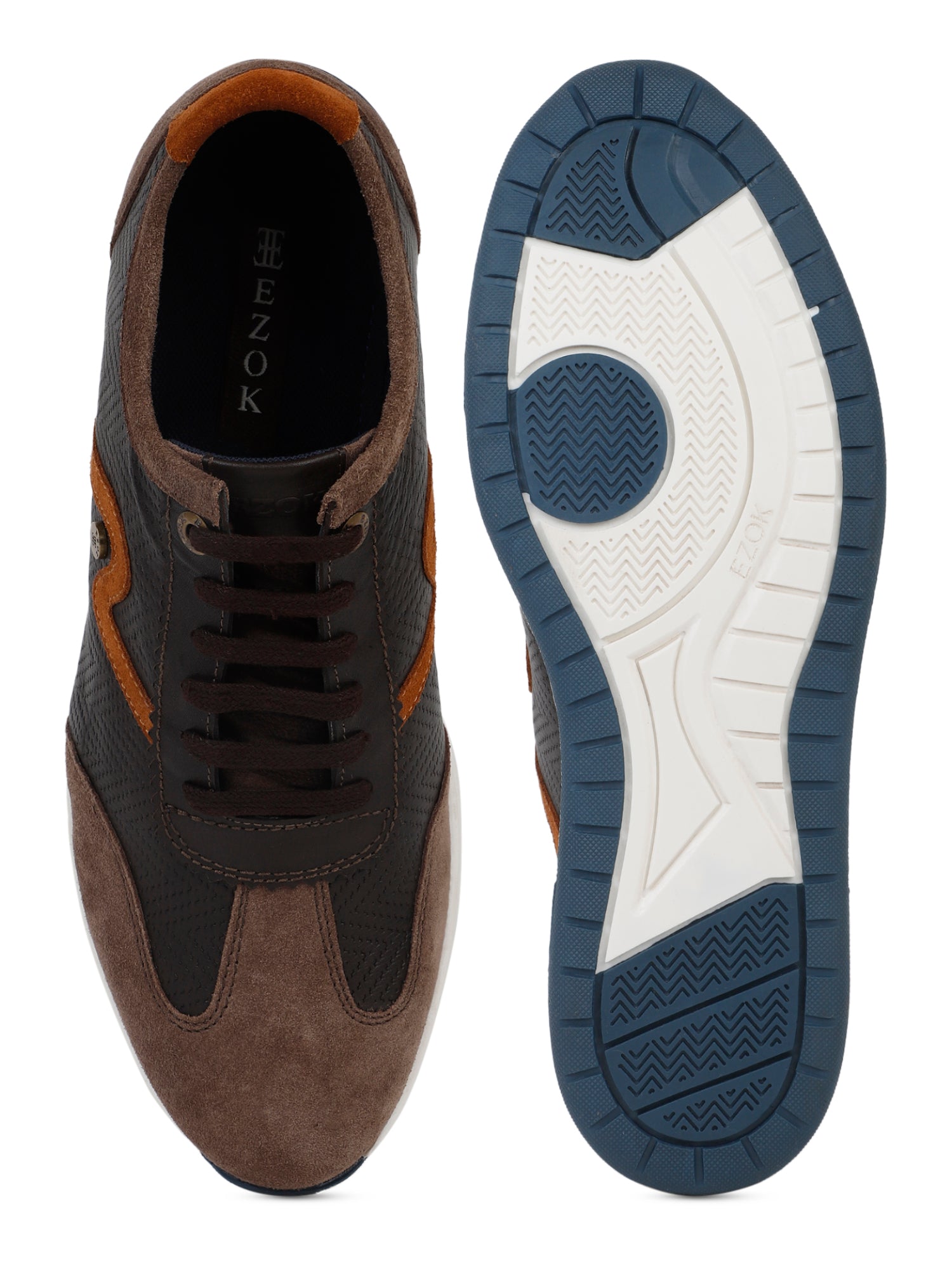 Ezok Men Brown Sneaker Casual Shoes
