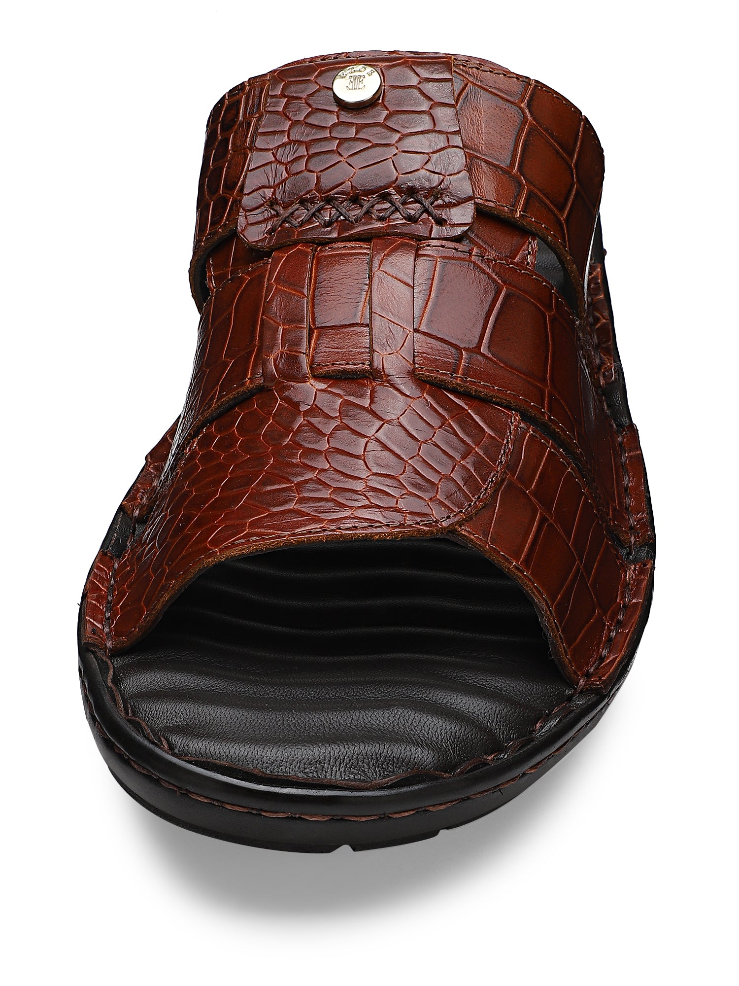 Ezok Men Croco Leather Oscar Sandal 2301