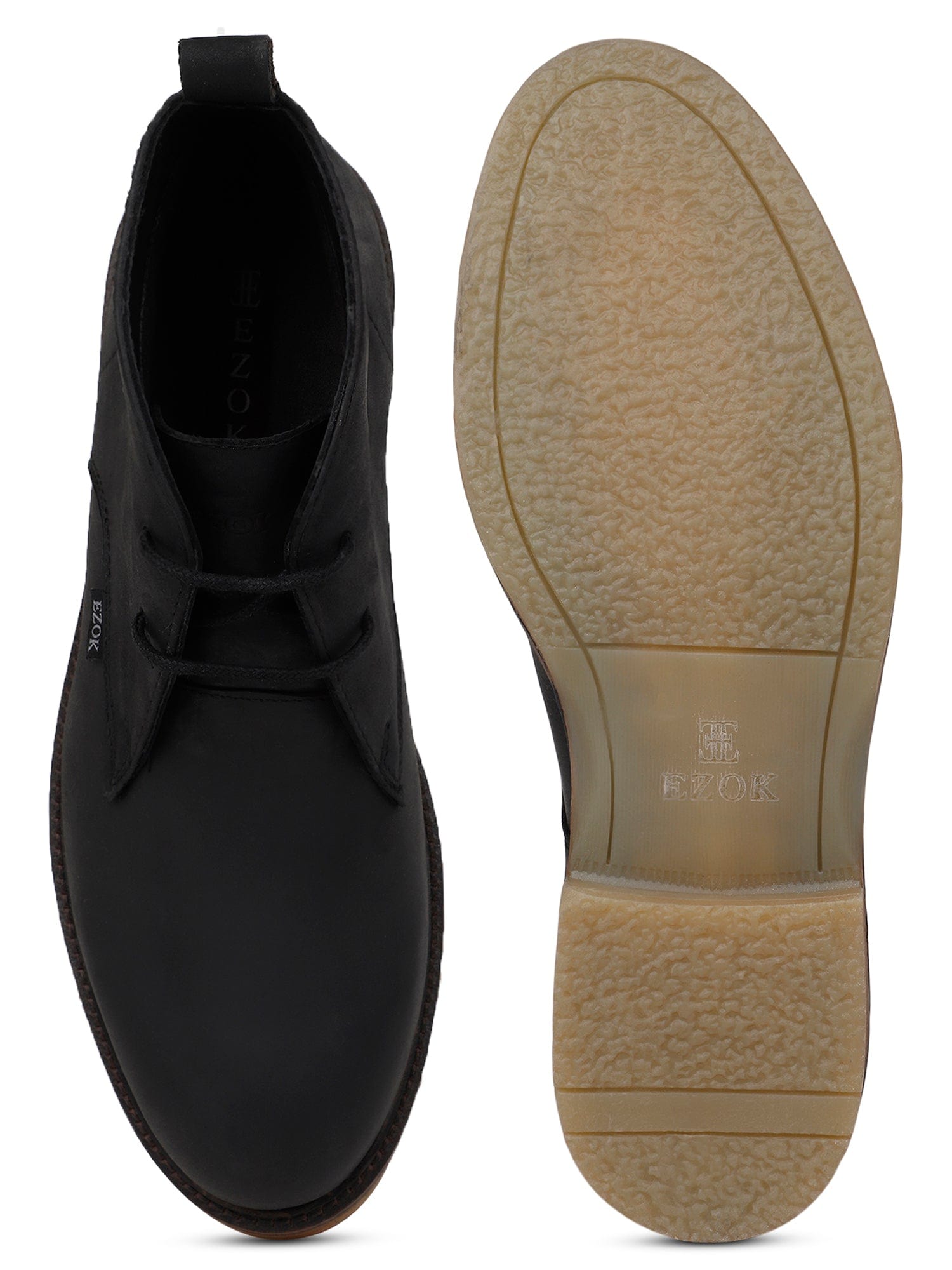 Ezok Black Stan Casual Boots Shoes 2702