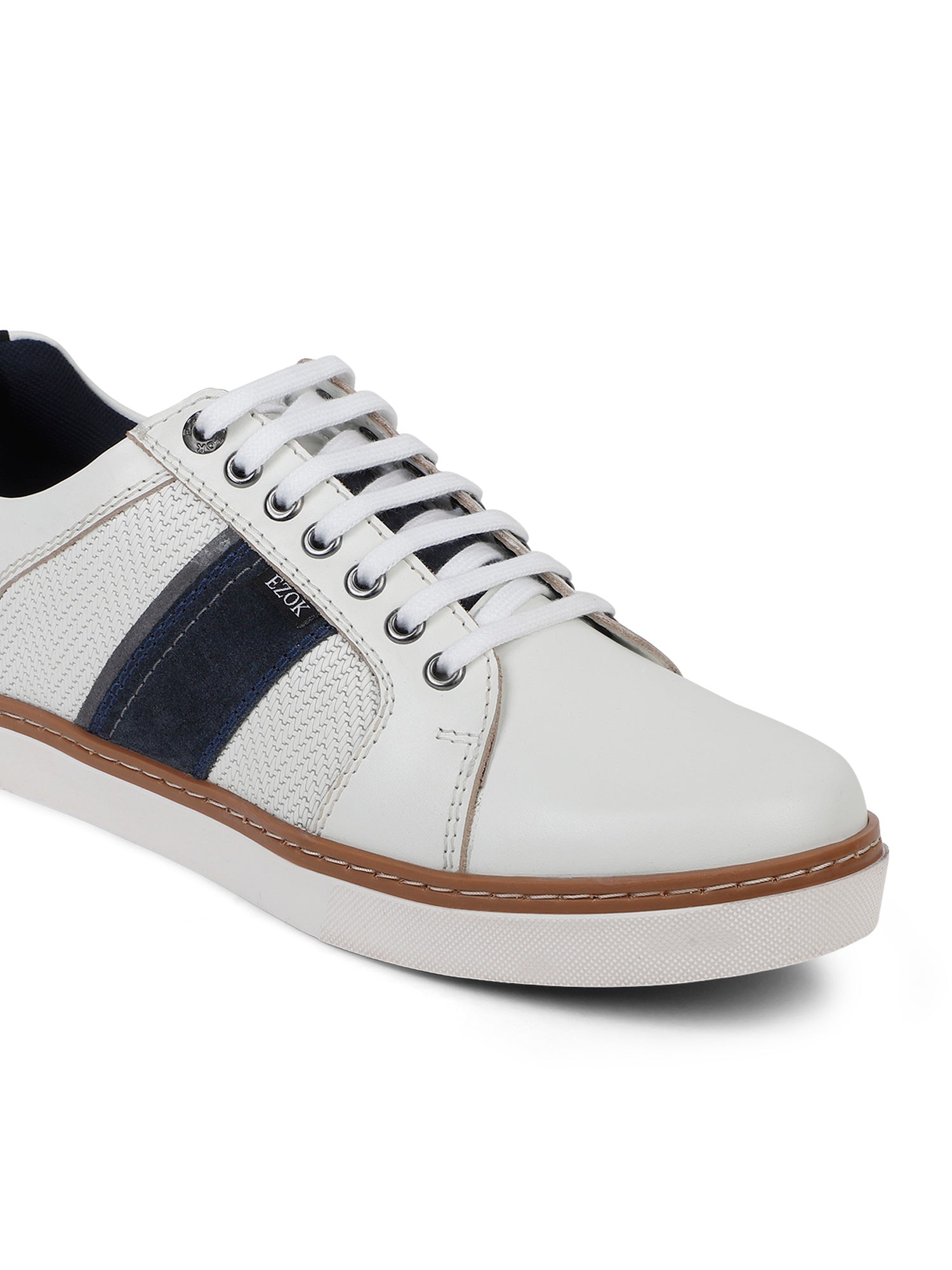 Ezok Men White Sneaker Casual Shoes