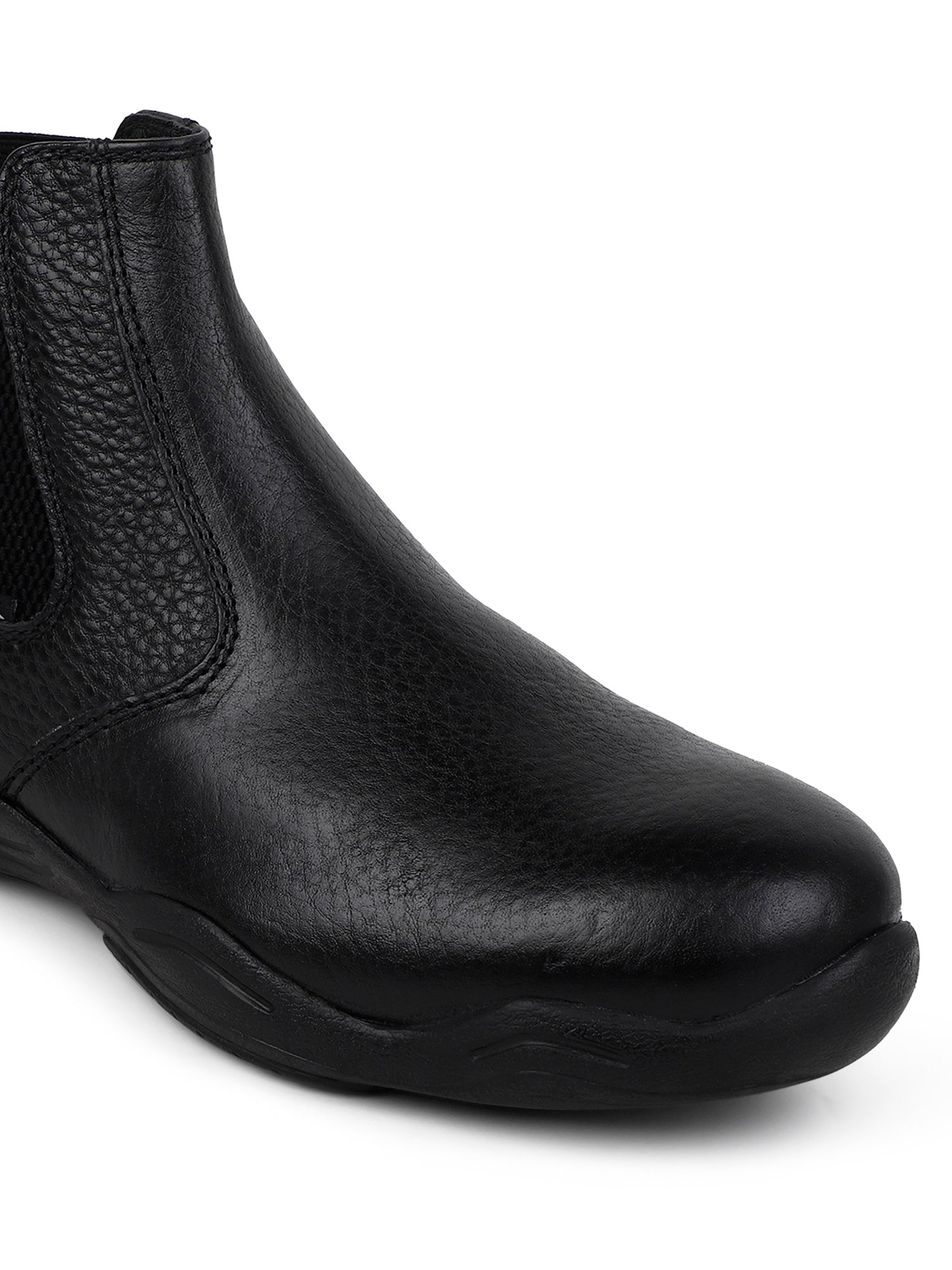 Ezok Strech black chelsea casual booots shoes