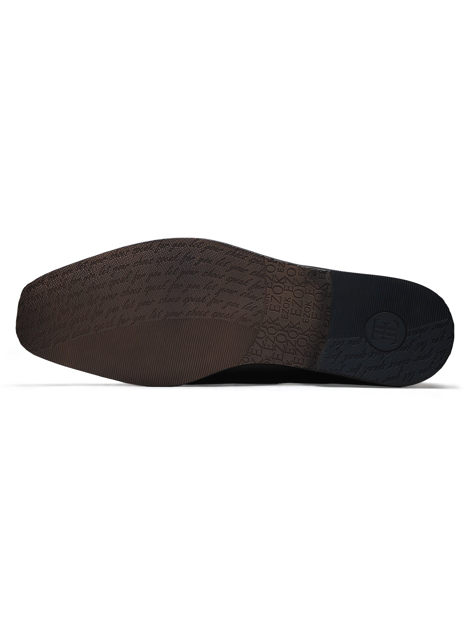Ezok Men Nova Black Leather Loafers Shoes 2052