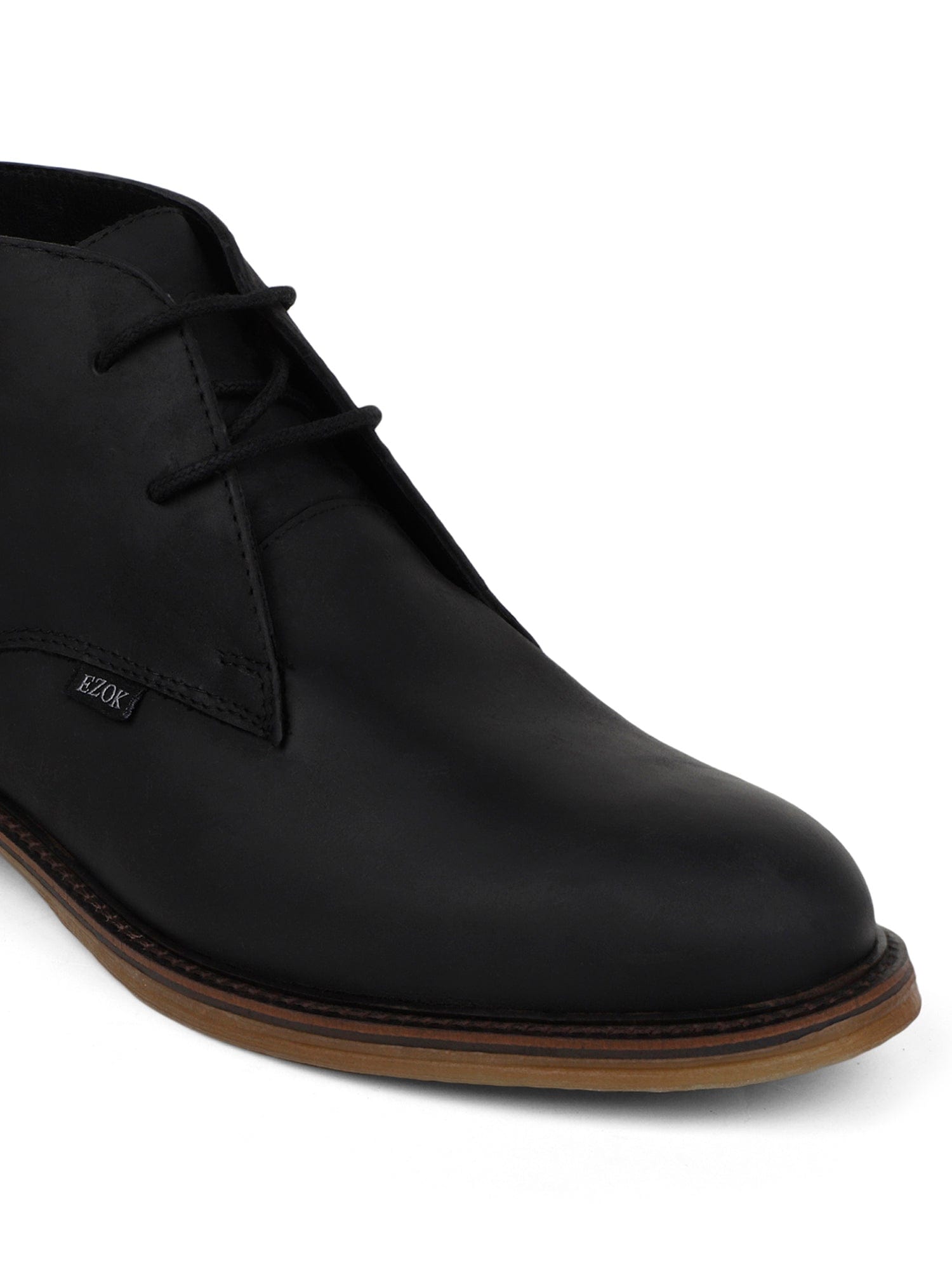 Ezok Black Stan Casual Boots Shoes